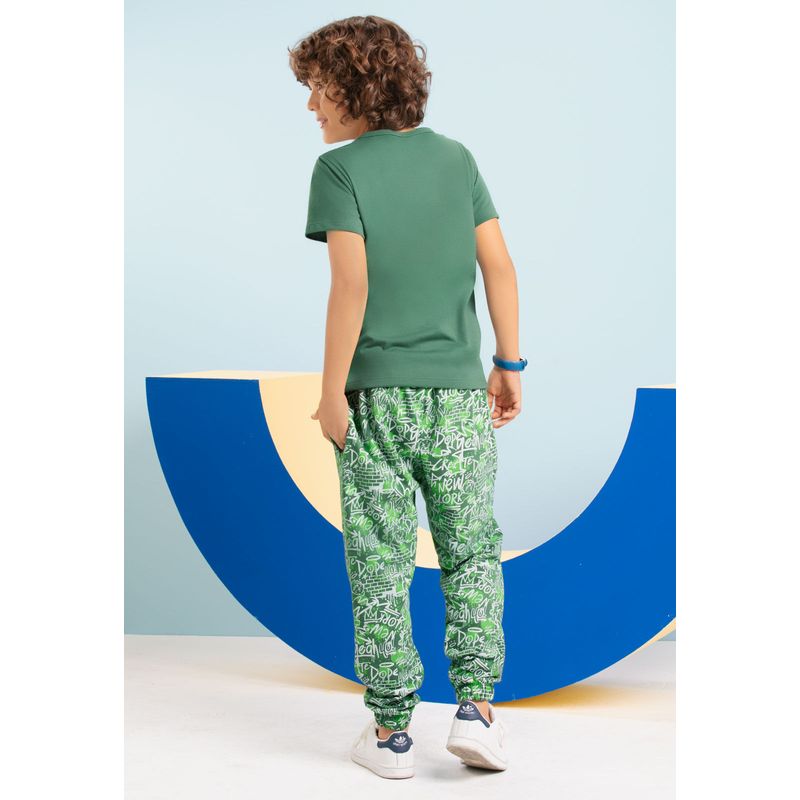 Conjunto Infantil Masculino Verde Mp 103680