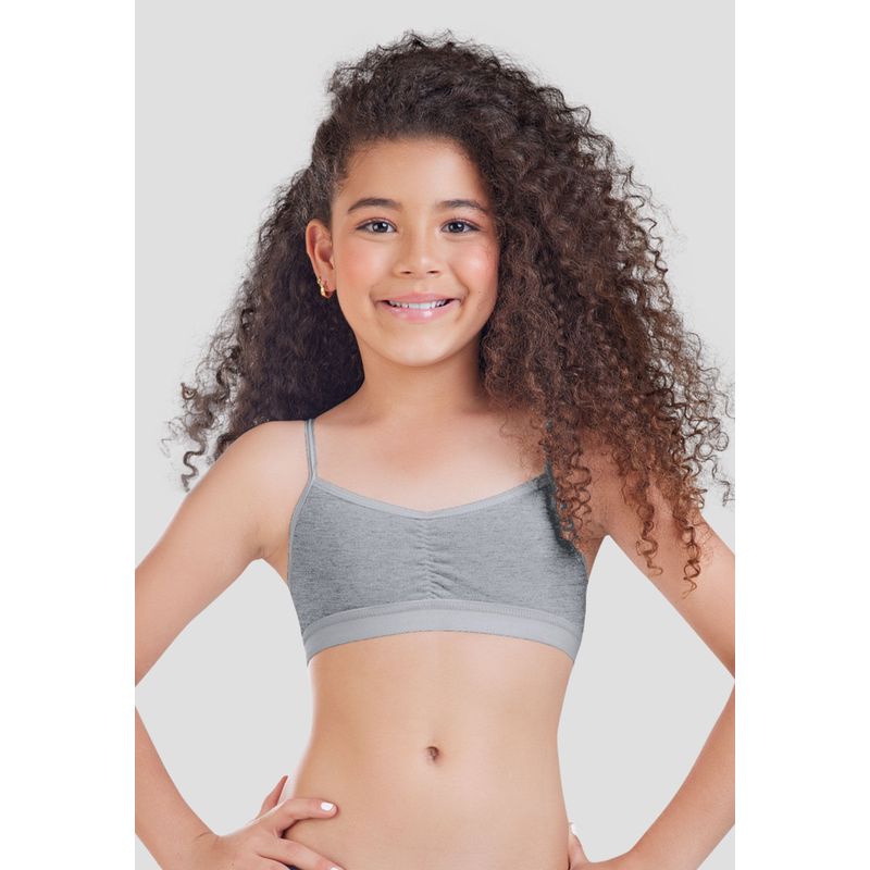 Top Niñas Infantil Gris Jaspe Fi 91542