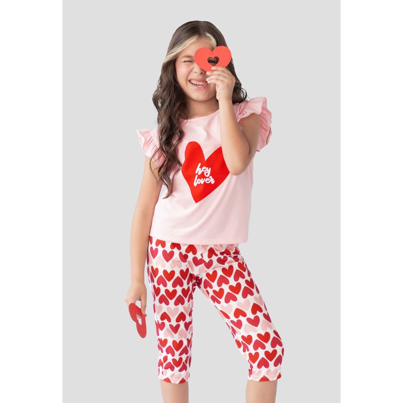 Pijama Infantil Femenino Multicolor Fi 106735