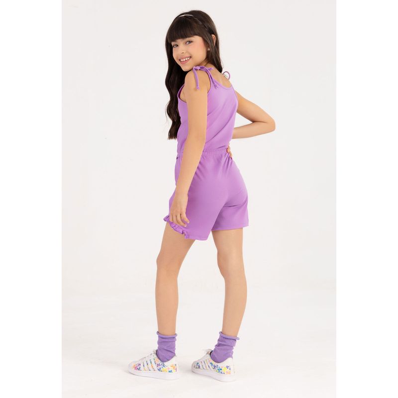 Enterizo Infantil Femenino Morado Mp 100507