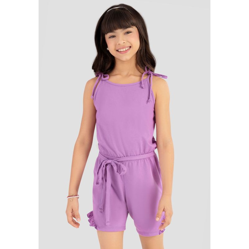 Enterizo Infantil Femenino Morado Mp 100507