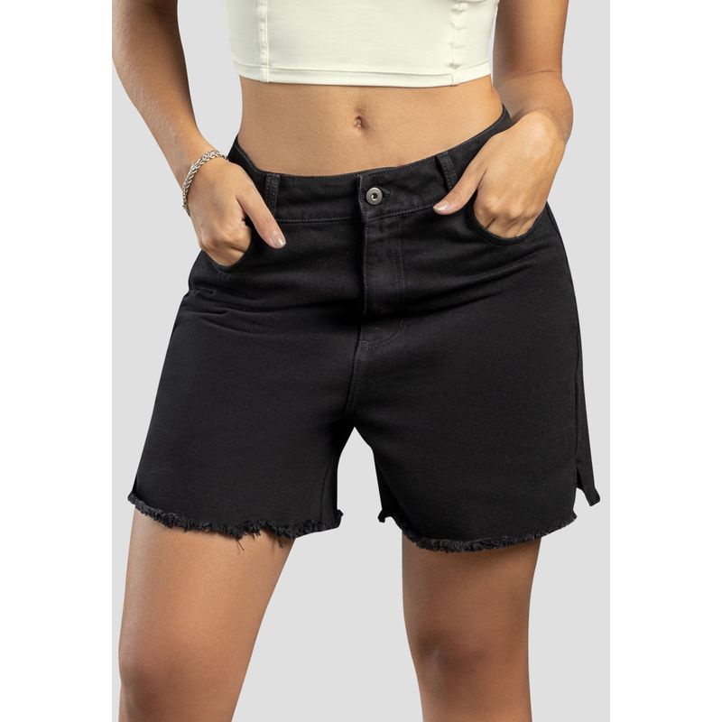 Bermuda Mujer Negro Atypical 104599