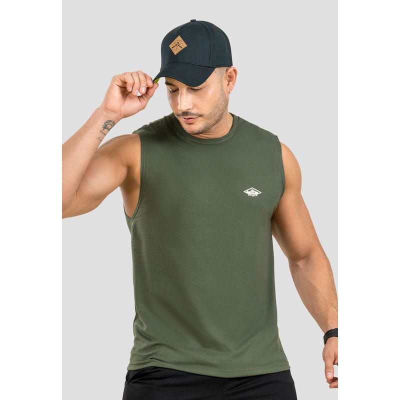 Camisilla Hombre Verde Militar Mp 107011
