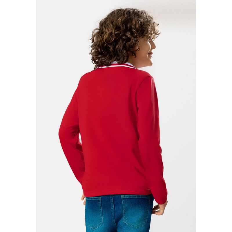 Camibuzo Infantil Masculino Rojo Mp 104885