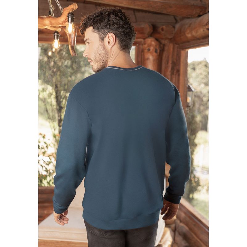 Buzo Hombre Azul Petroleo Rutta 105953