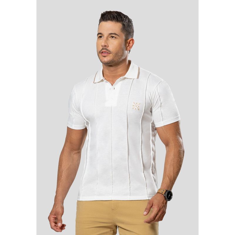 Polo Hombre Marfil Mp 106255