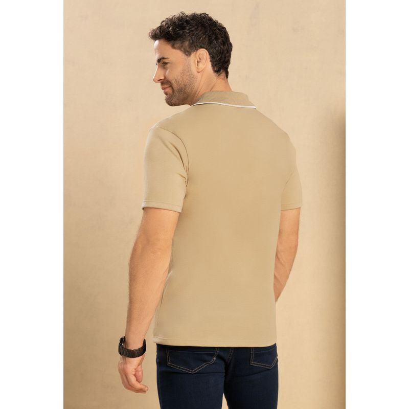 Polo Hombre Beige Mp 87630