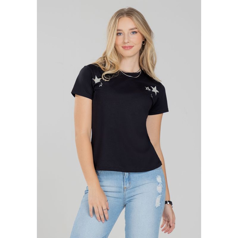 Camiseta Mujer Negro Rutta 103606