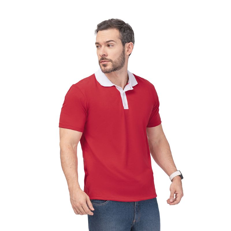 Polo Hombre Rojo Mp 101519