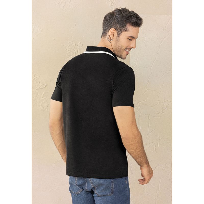Polo Hombre Negro Rutta 104680