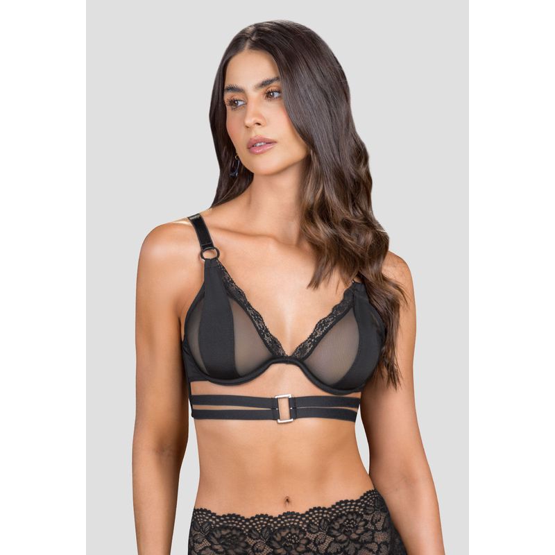 Brasier Mujer Negro Fi 105515