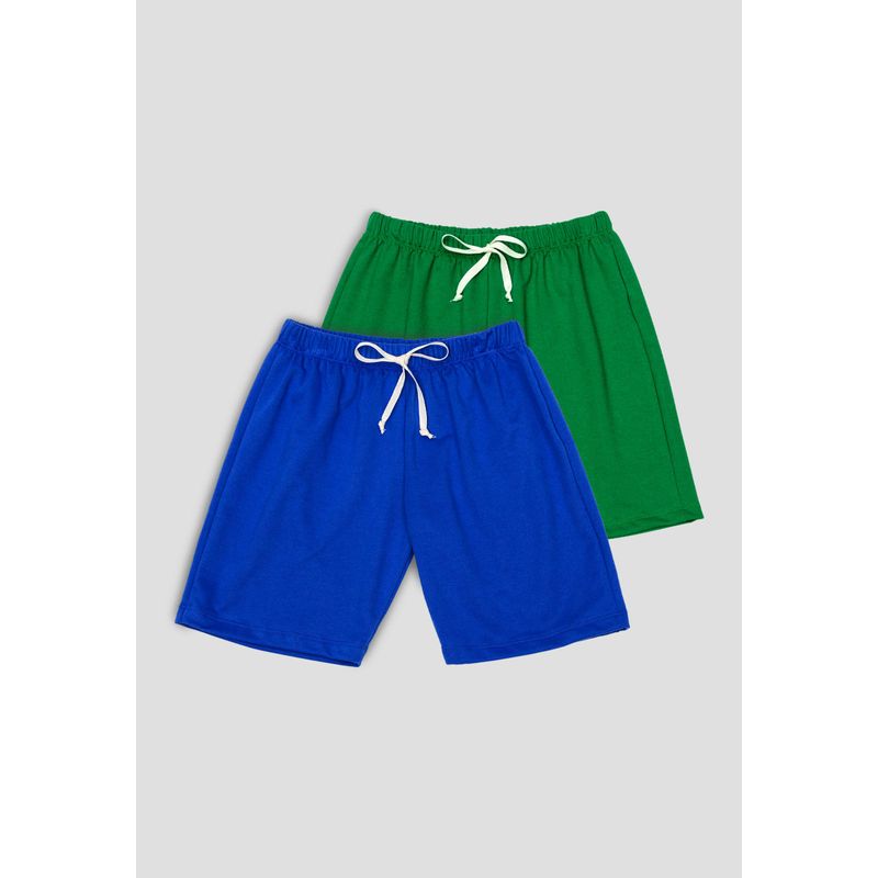 Bermuda Paq X2 Niños Infantil Bicolor Mp 74782