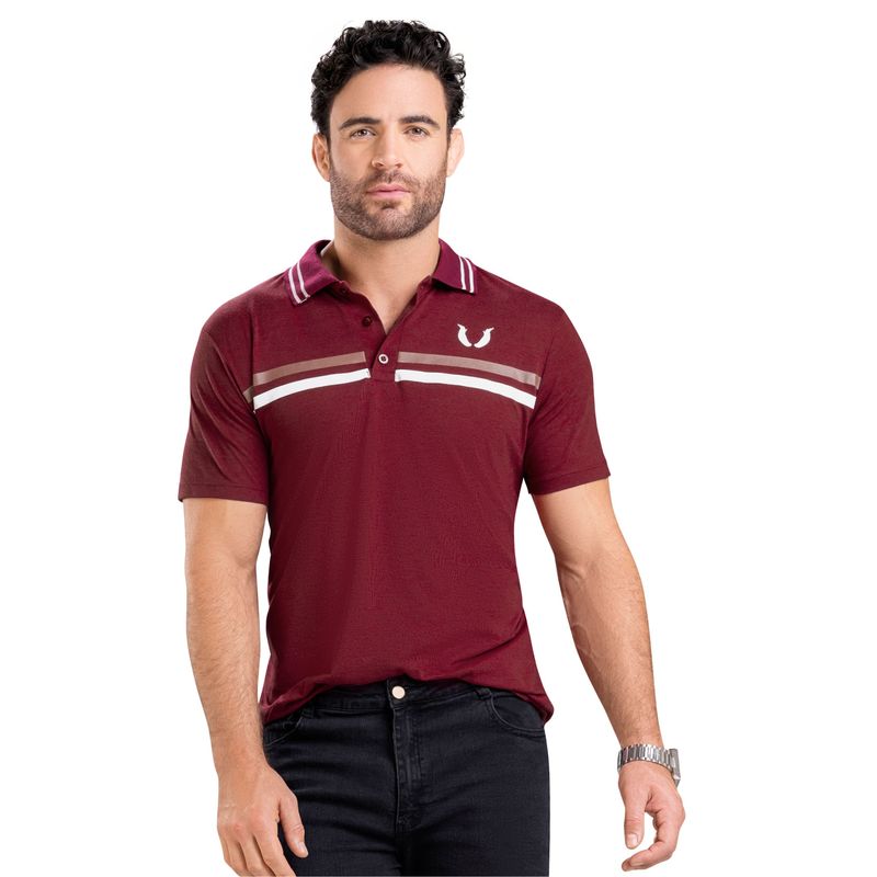 Polo Hombre Vinotinto Mp 90923