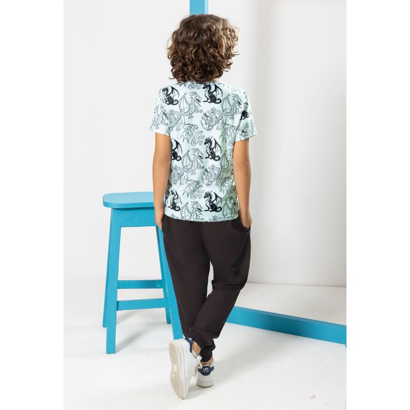 Conjunto Infantil Masculino Negro Mp 104882