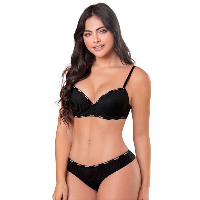 Conjunto Mujer Negro Fi 34861