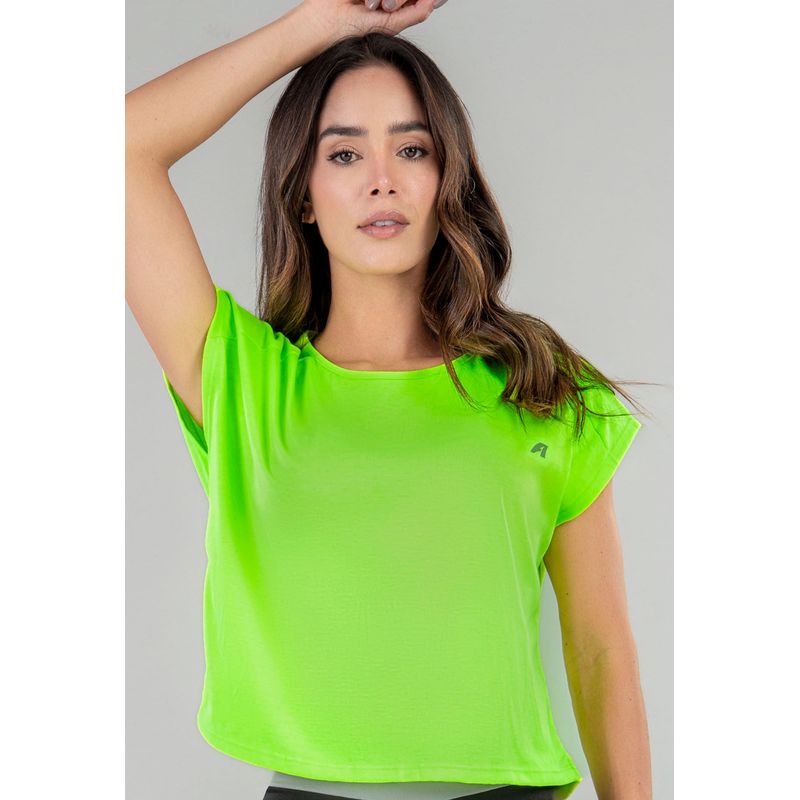 Camiseta Mujer Verde Neón FI 16981
