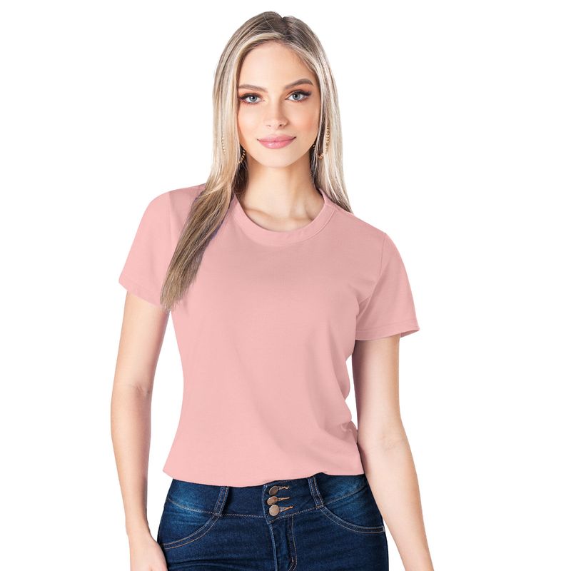 Camiseta Mujer Rosa Mp 82961