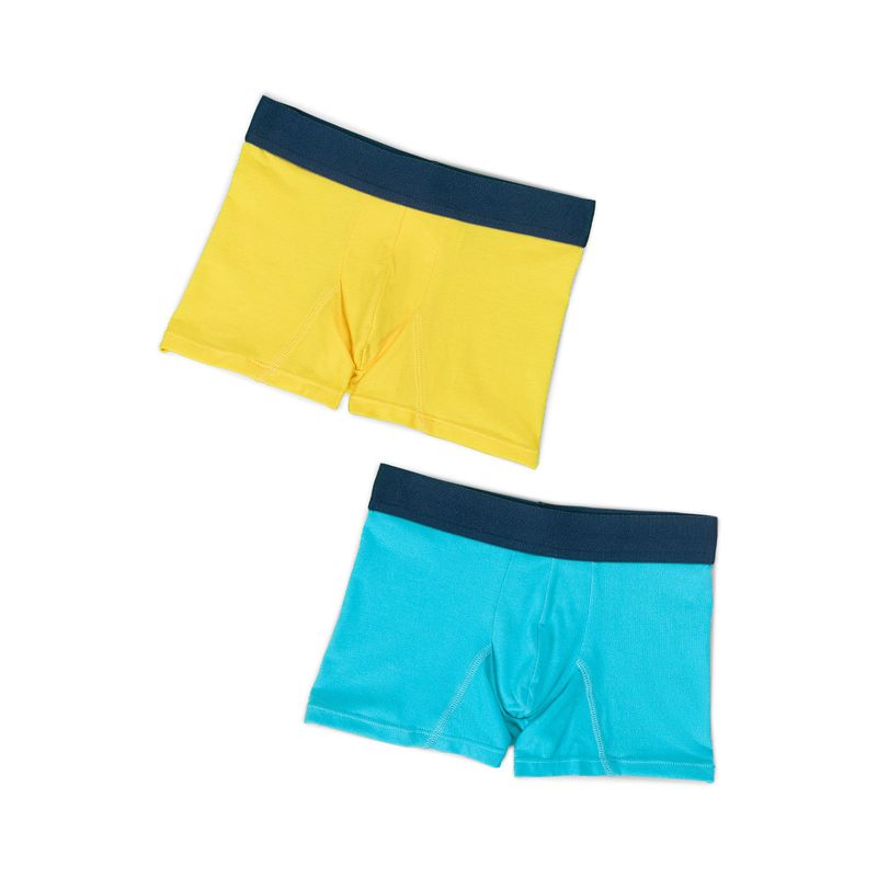 Bóxer Paq X2 Infantil Azul FI 32600