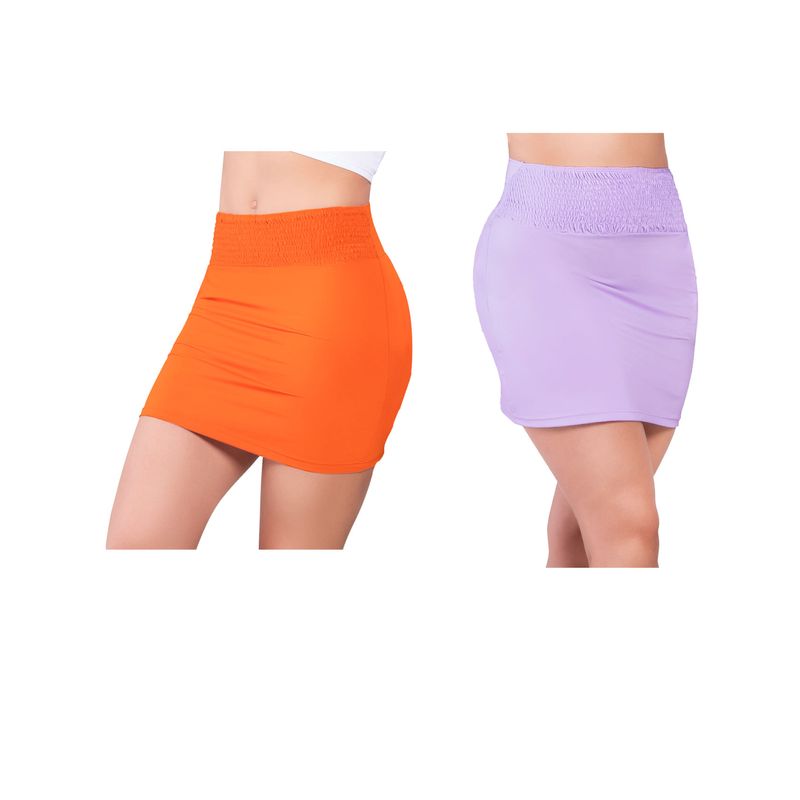 Falda Paq X2 Mujer Multicolor Mp 9900