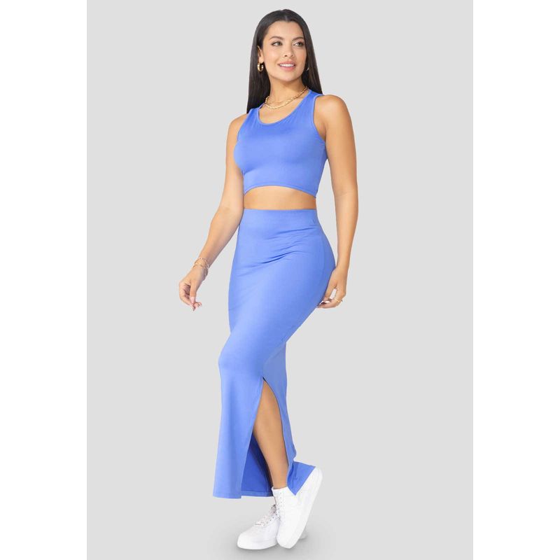 Conjunto Mujer Azul Mp 100225