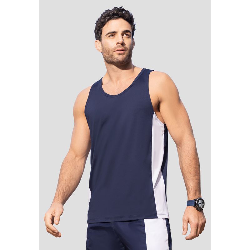 Camisilla Hombre Azul Navy Mp 102573