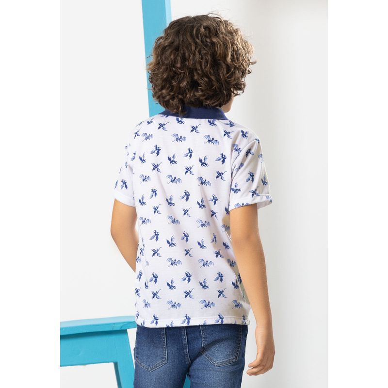Polo Infantil Masculino Estampado Mp 105340