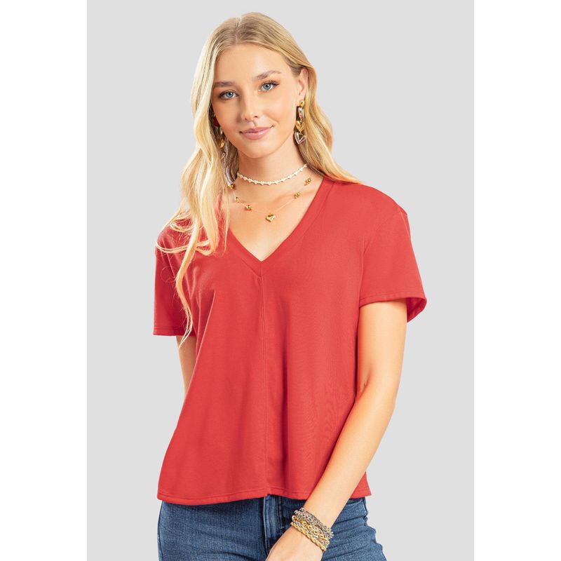 Camiseta Mujer Rojo Rutta 107387