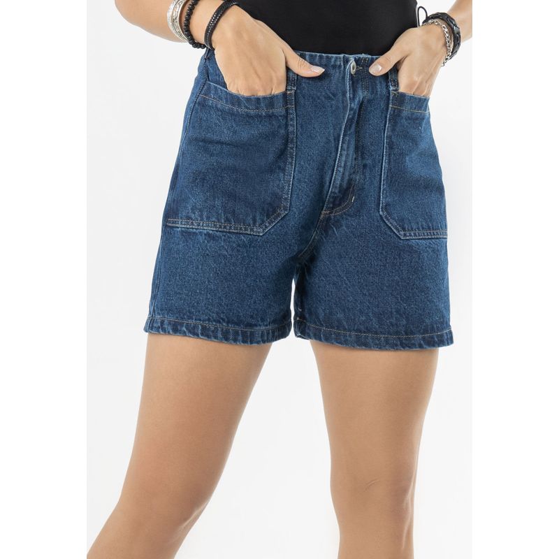 Short Mujer Azul 9894
