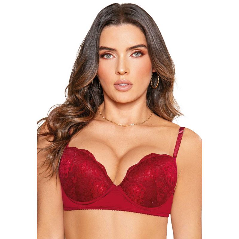 Brasier Mujer Vino Tinto FI 83261
