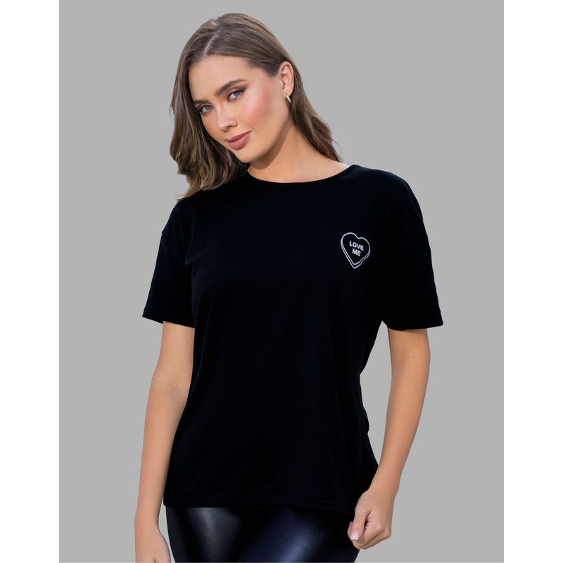 Camiseta Mujer Negro FI 33548
