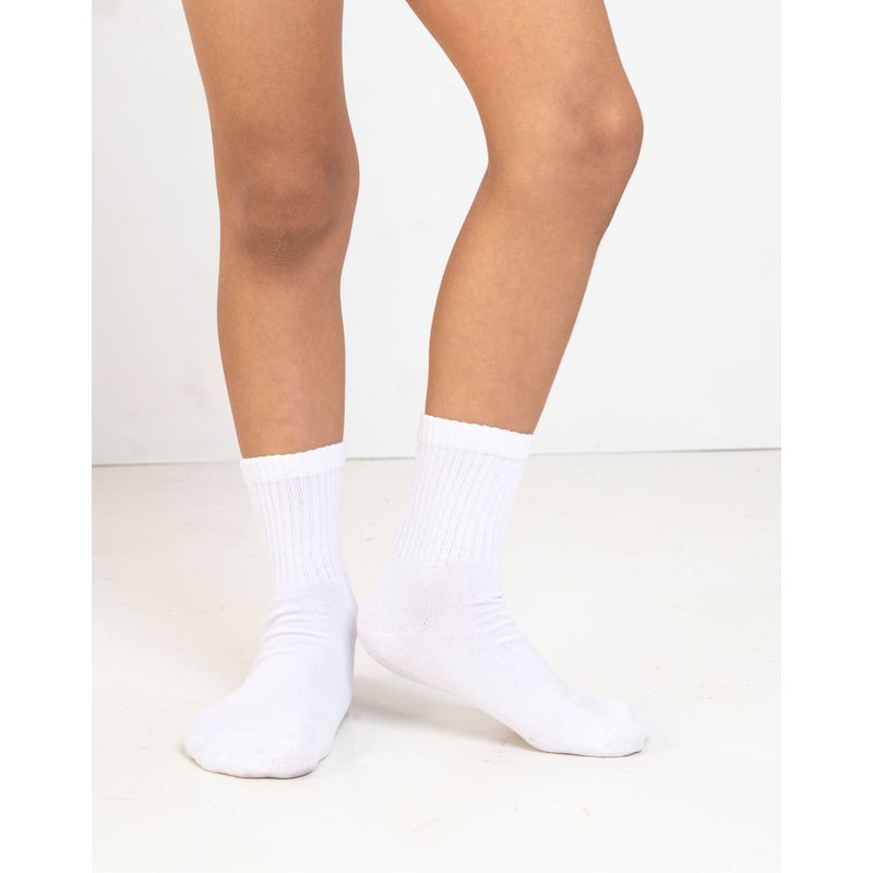 Medias Paq X2 Infantil Blanco FI 1535