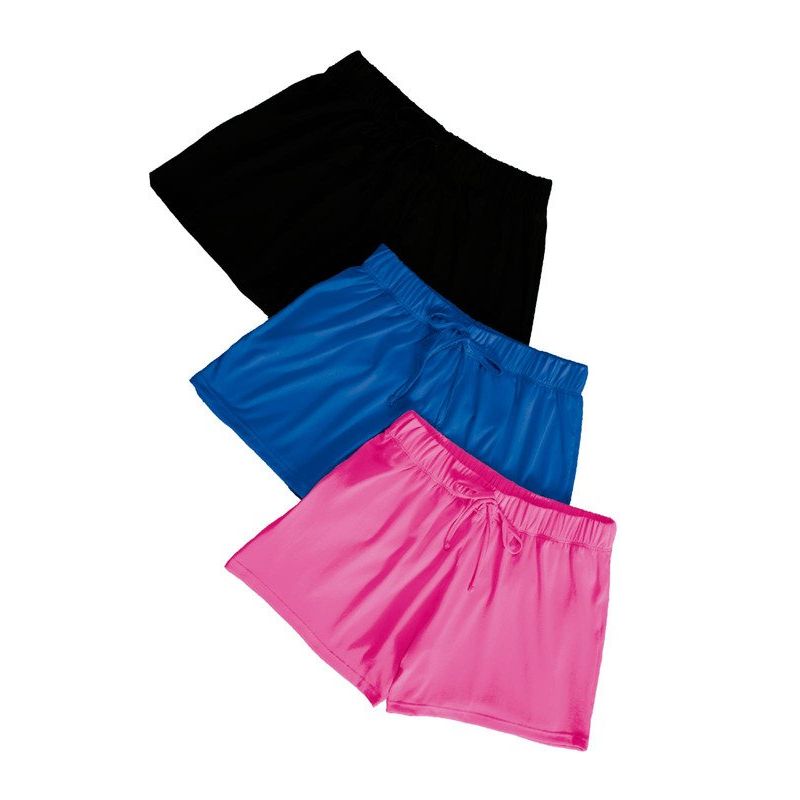Short Set X3 Negro-Azul-Fucsia MP 32909