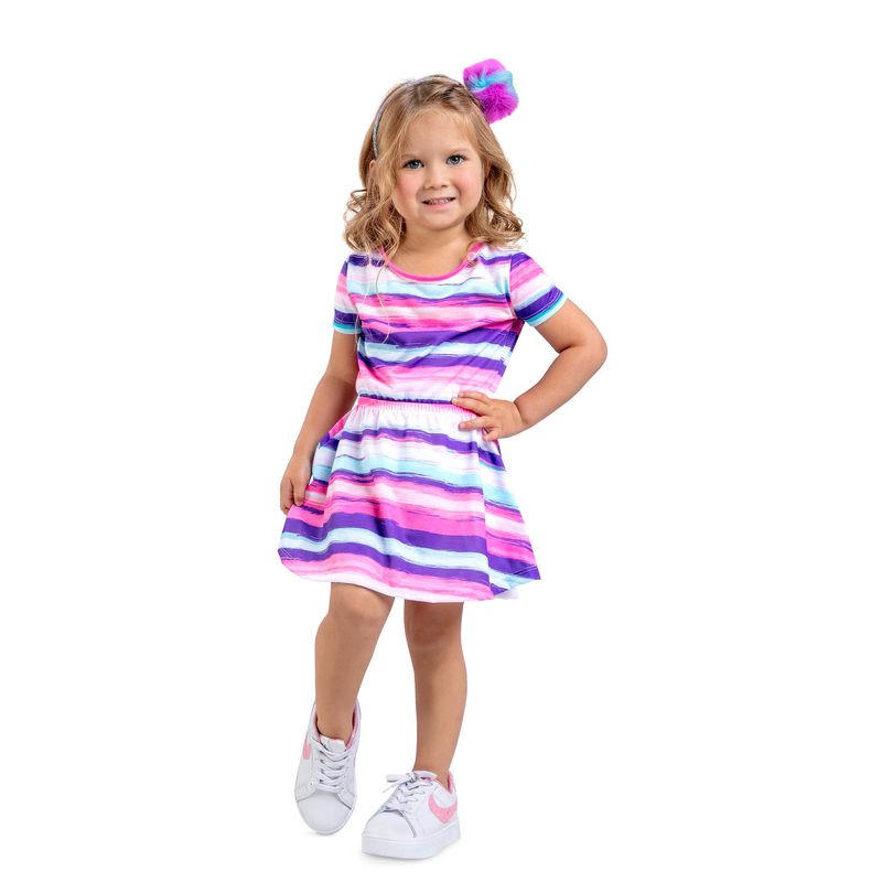 Vestido Paq X2 Infantil Femenino Lila Mp 16790