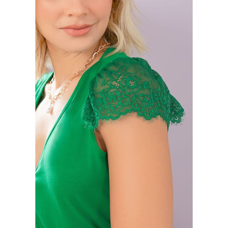 Blusa Mujer Verde Mp 105069