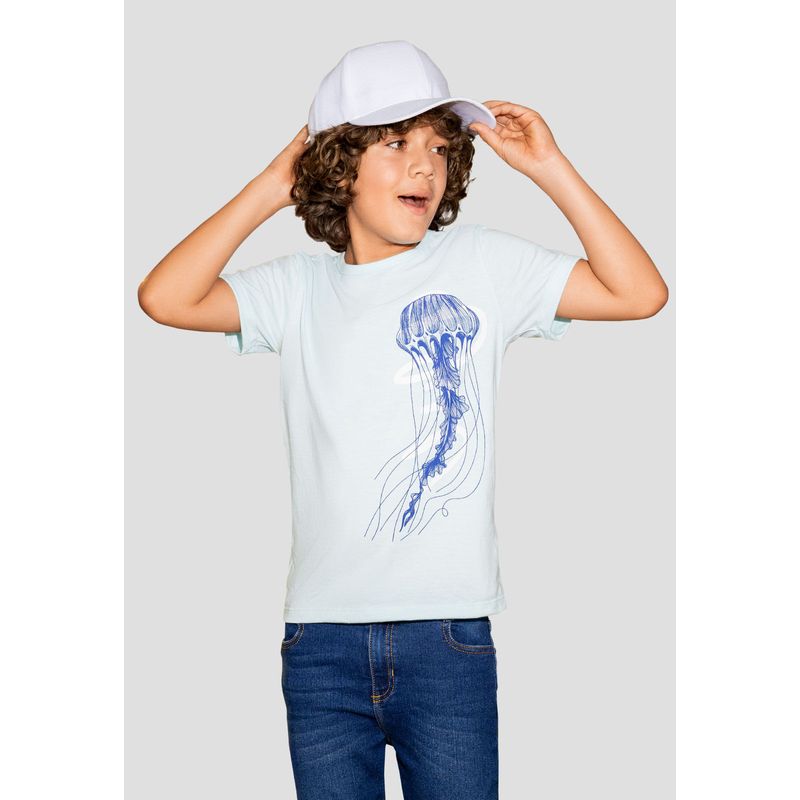 Camiseta Niños Infantil Azul Mp 105403