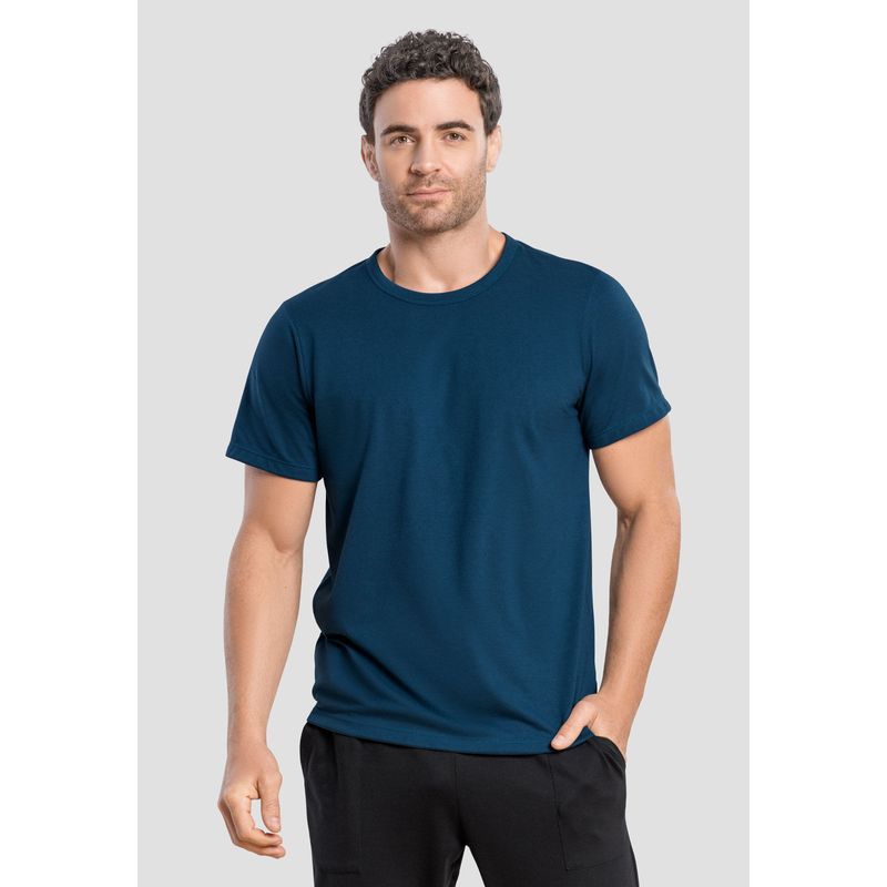 Camiseta Hombre Azul Mp 34556