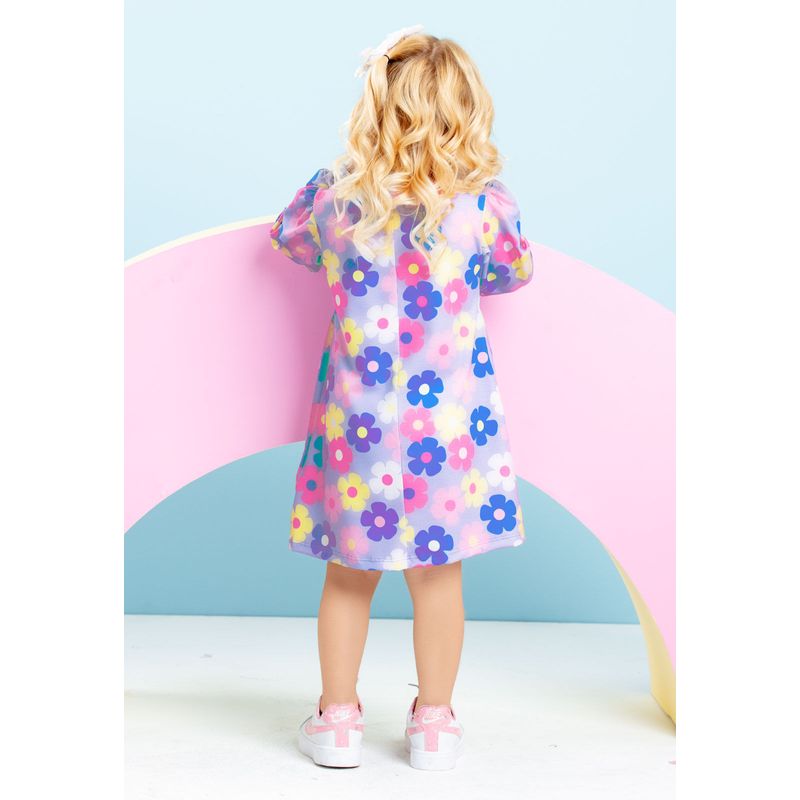 Vestido Infantil Femenino Multicolor Mp 102757