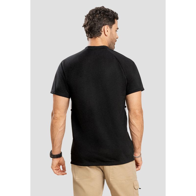 Camiseta Hombre Negro Mp 104102