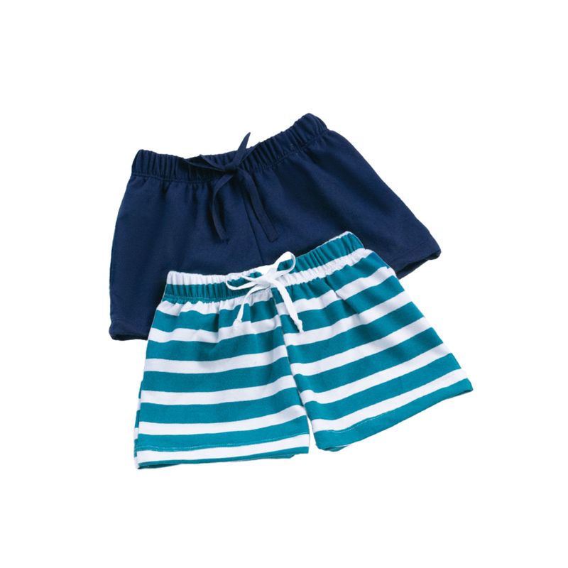 Bermuda Paq X2 Infantil Masculino Multicolor Mp 1184