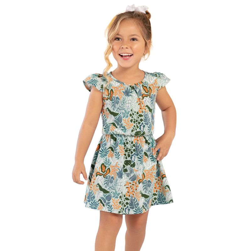 Vestido Infantil Multicolor Mp 96557