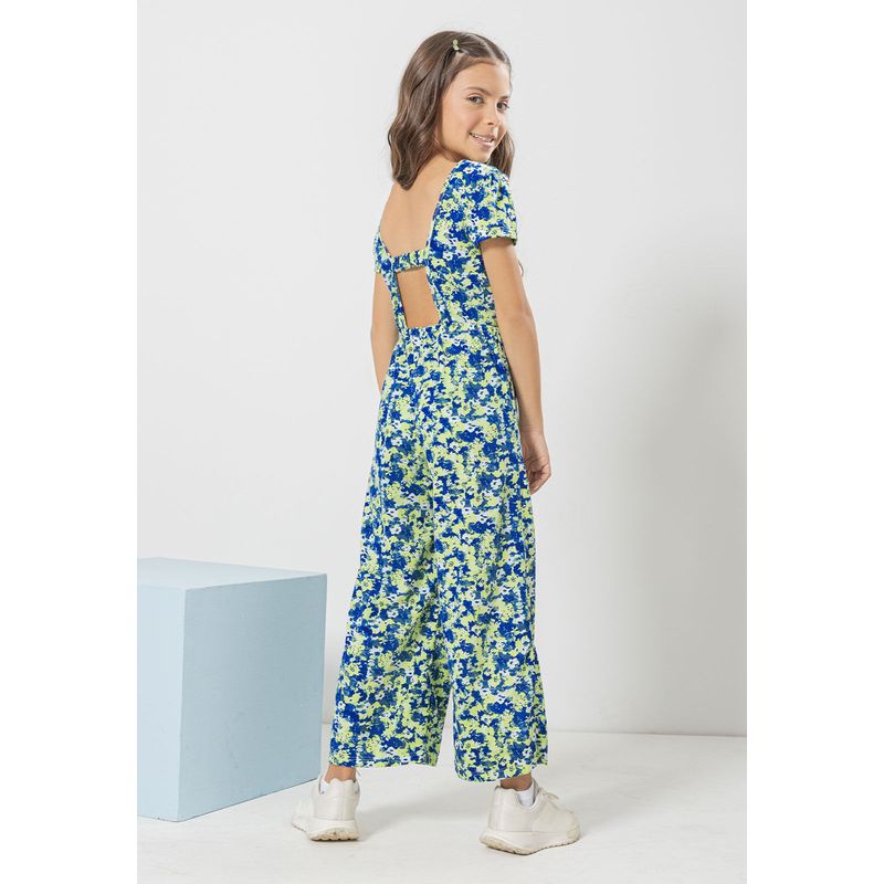 Enterizo Largo Infantil Femenino Multicolor Rutta 2657