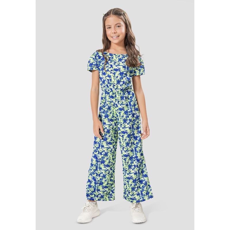 Enterizo Largo Infantil Femenino Multicolor Rutta 2657