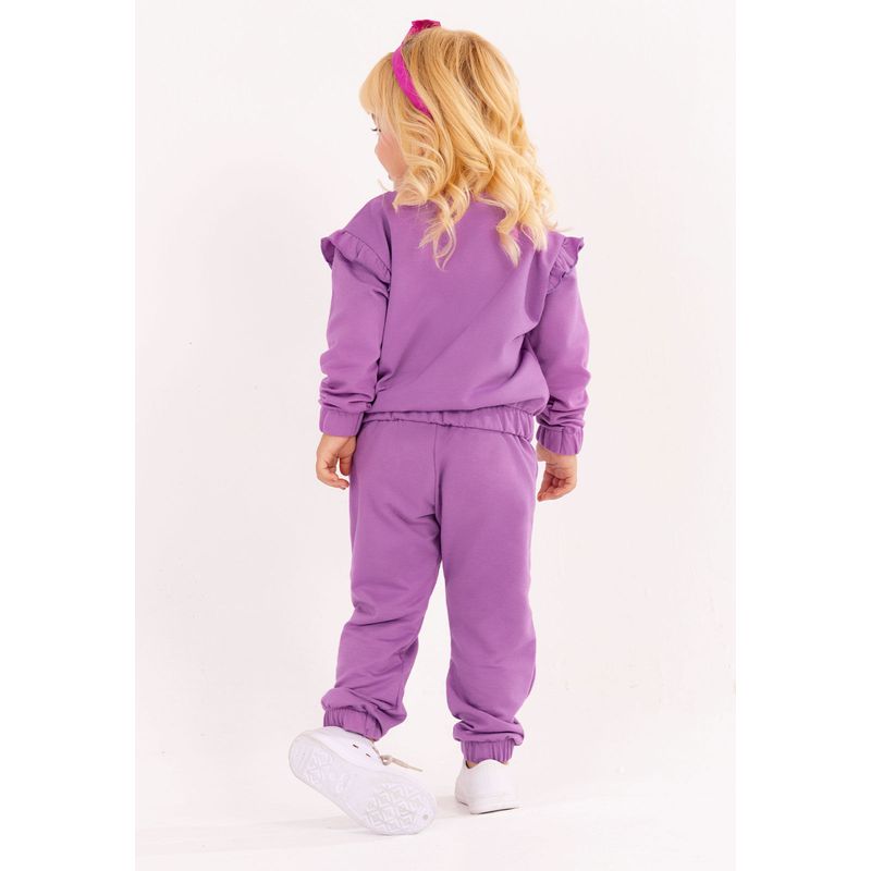 Conjunto Infantil Femenino Morado Mp 101293