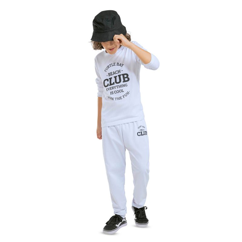 Jogger Infantil Blanco Mp 1393