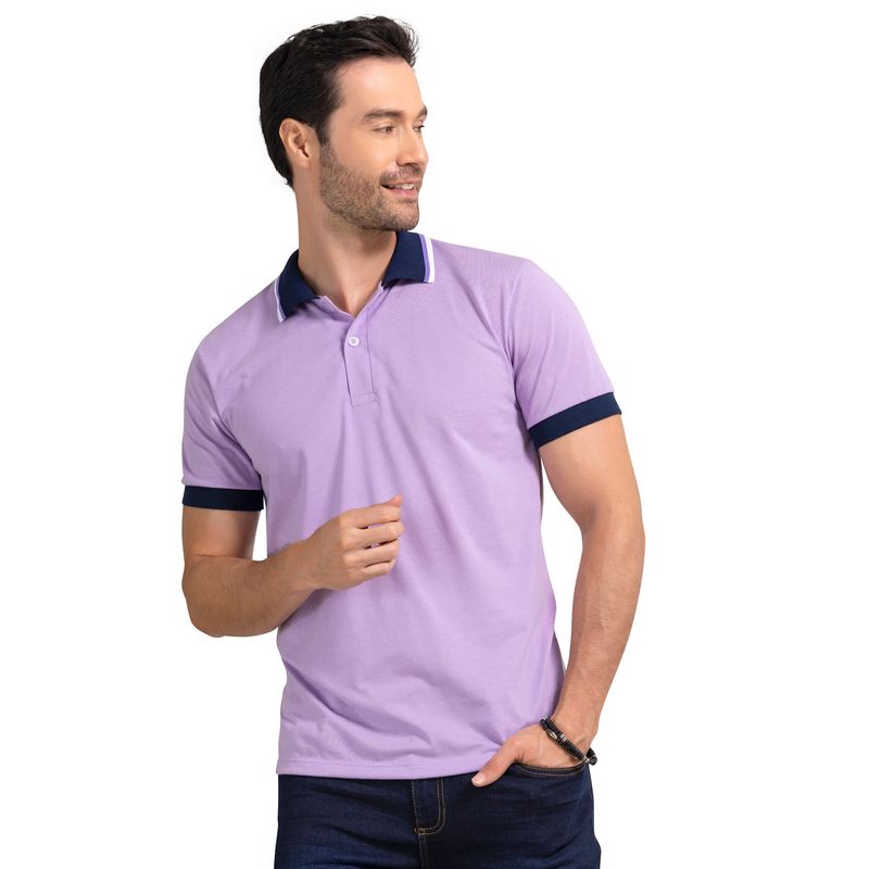 Polo Hombre Lila Mp 96612