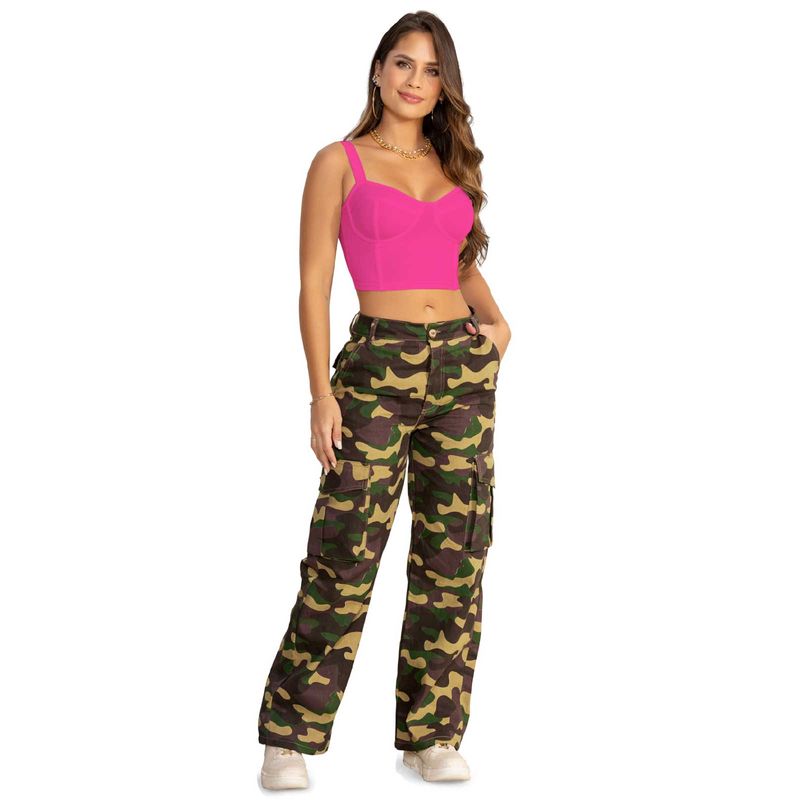 Camiseta Mujer Fucsia Atypical 34747