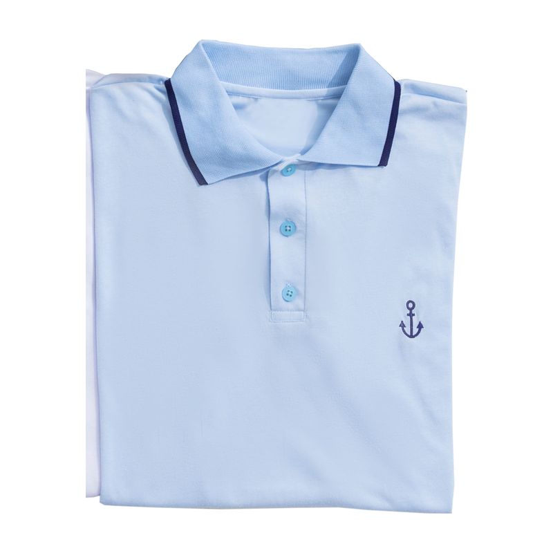 Polo Hombre Azul Mp 102477