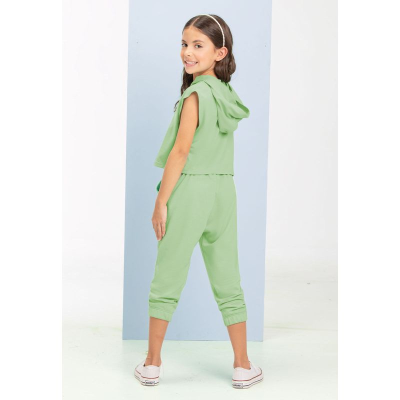 Conjunto Infantil Femenino Verde Mp 104087
