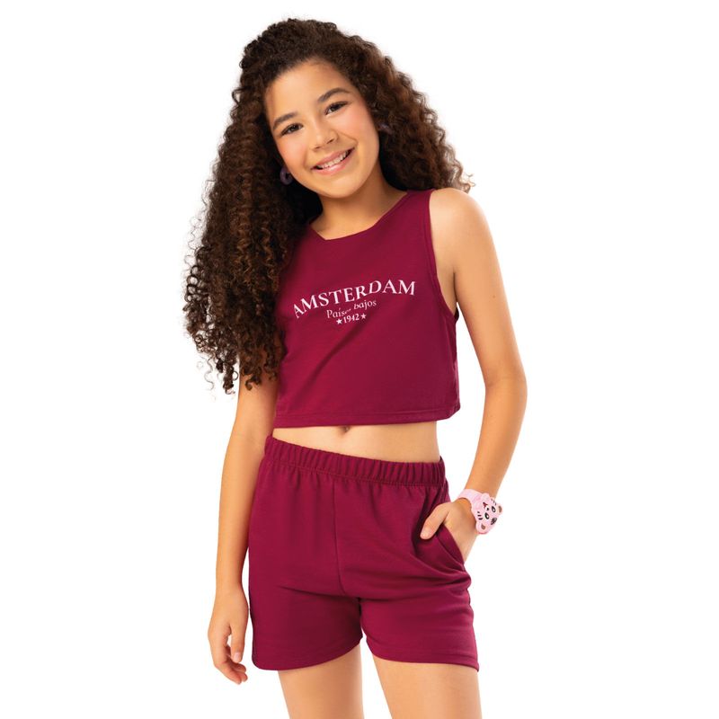 Conjunto Infantil Bebés Rojo Mp 101771