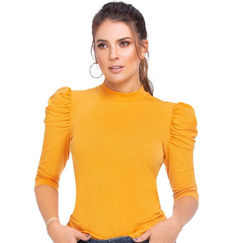Blusa Para Mujer Mostaza Atypical
